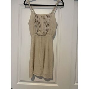 Lucca Couture‎ Women's Beige Baby Doll Dress